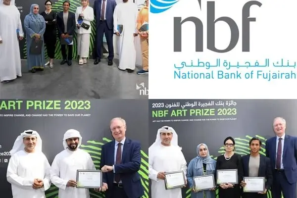 National Bank of Fujairah,NBF, and 13 Winners Artists in Firetti Contemporary