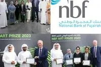 National Bank of Fujairah,NBF, and 13 Winners Artists in Firetti Contemporary