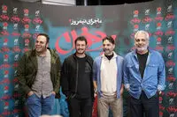 ظاهر متفاوت مهران مدیری و پیمان معادی در اکران مردمی/ عکس‌ها