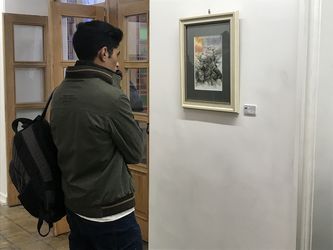 نمایشگاه آثار مسلم علم‌زاده و حسن روح‌الامین در باغ موزه هنر ایرانی