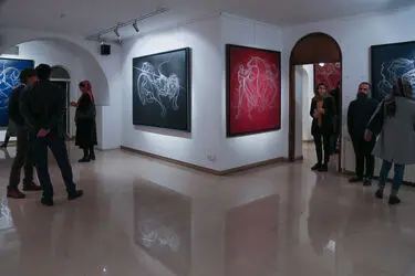 نمایشگاه نقاشی علی ندایی در گالری آتبین 