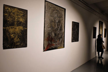 نمایشگاه آثار مصطفی دمیرچی در گالری هتل اسپیناس پالاس