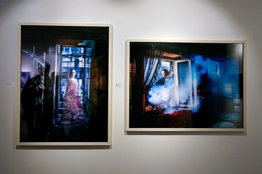 افتتاحیه‌ نمایشگاه نقاشی‌های حسین ژیان در گالری شیرین