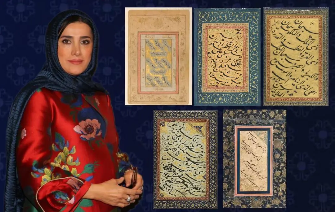 محبوبه کاظمی و نستعلیق میرعماد الحسنی از متروپولیتن نیویورک، لوور پاریس تا حراج باران