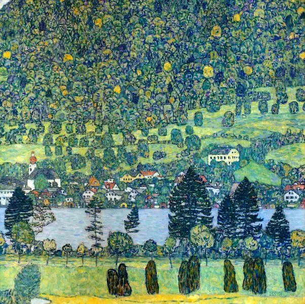 Gustav Klimt, Waldabhang bei Unterach am Attersee (Forest Slope in Unterach on the Attersee), 1916