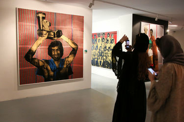 نمایشگاه چاپ علی آل حسینی در شهرکتاب فرشته