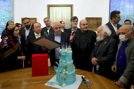 جشن تولد ۹۲ سالگی حسین محجوبی