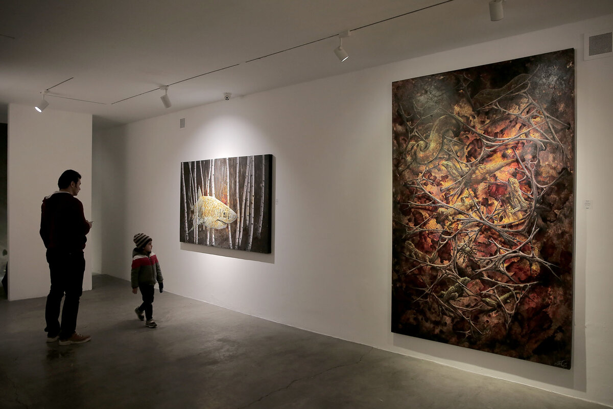 Saye Gallery Home to Mehdi Ziraki Painting Exhibition