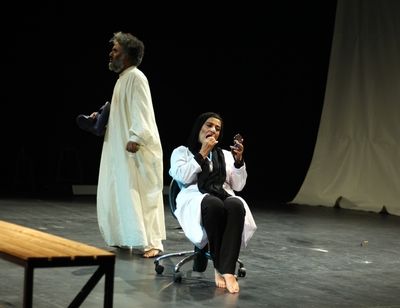 Signs Goes on Stage at Shahrzad Theater