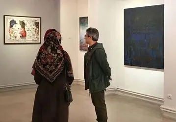 نمایشگاه گروهی نقاشان اردبیل در گالری لاله