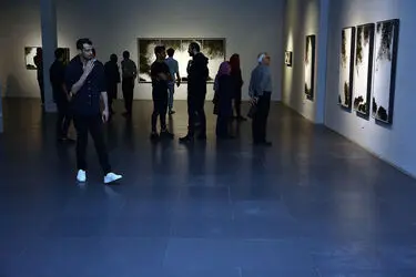 نمایشگاه نقاشی‌های آب‌مرکب پری‌یوش گنجی در گالری ایرانشهر