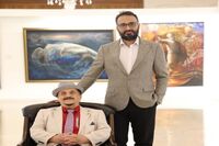 Hojjat Shakiba at Maher Gallery in Iran Mall, Tehran/ Photos