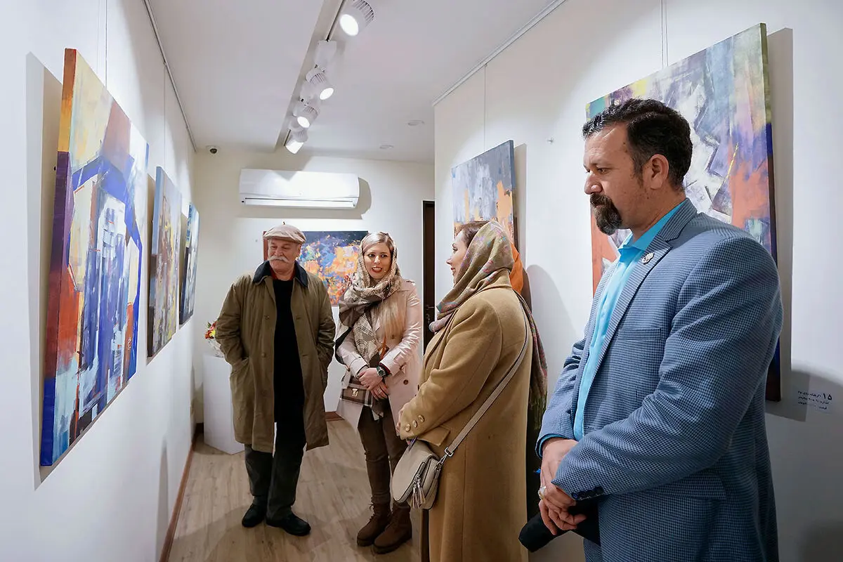 نمایشگاه نقاشی عاطفه بخشایش در گالری بهارک