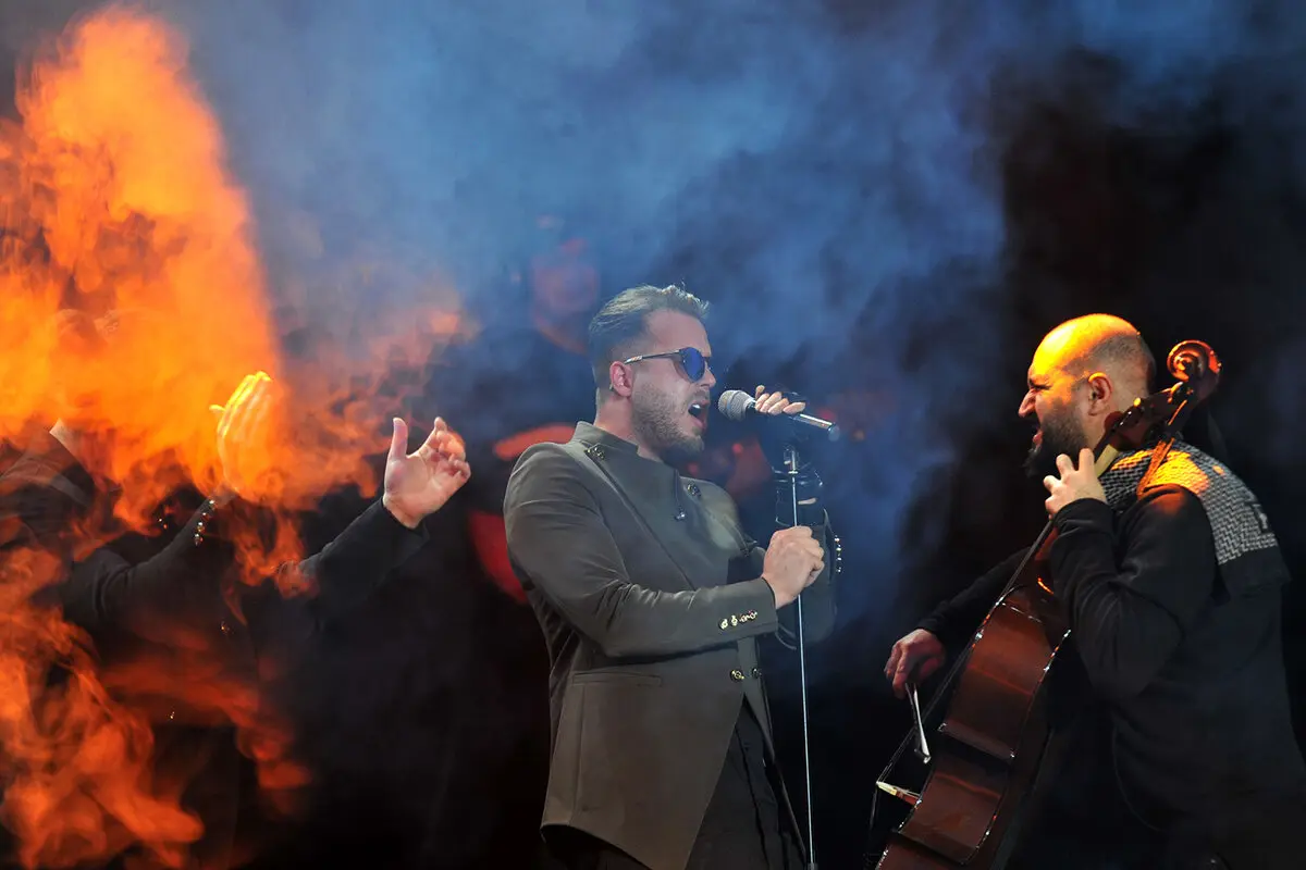 Masih and Arash AP Give Concert in 34th Fajr Music Festival