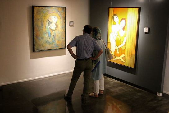 نمایشگاه نقاشی تهمینه میلانی در گالری ایوان