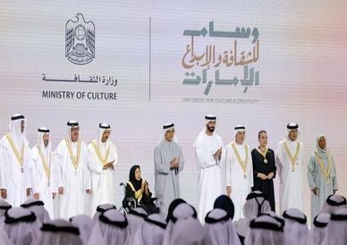 Sheikh Mansour honours recipients of the UAE Order for Culture and Creativity