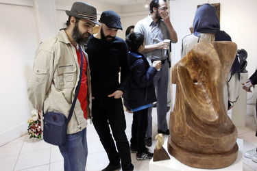 نمایشگاه مجسمه های جمشید مرادیان و شاگردانش در فرهنگسرای ابن سینا