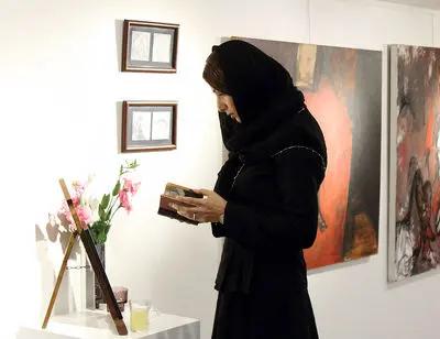 یادبود هنرمند جوان تازه درگذشته در گالری مژده