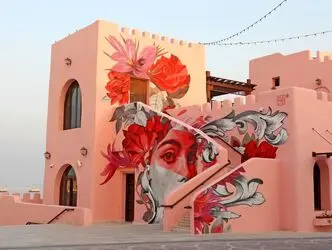 موزه‌های قطر Qatar Museums و نقاشی دیواری
