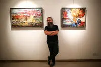 Saman Farhangi Painting Show in Atbin Gallery
