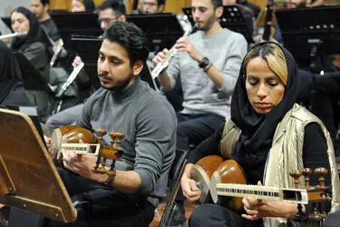 تمرین ارکستر ملی ایران به رهبری رازمیک اوحانیان