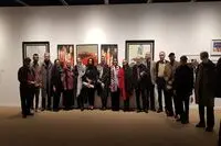 ویدئو:دیدار جمعی از اساتید هنر از نمایشگاه مهدی سحابی در موزه هنرهای معاصر تهران