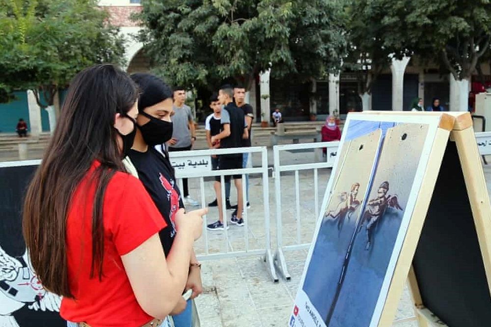 فلسطینی‌ها بنکسی را غافل‌گیر کردند