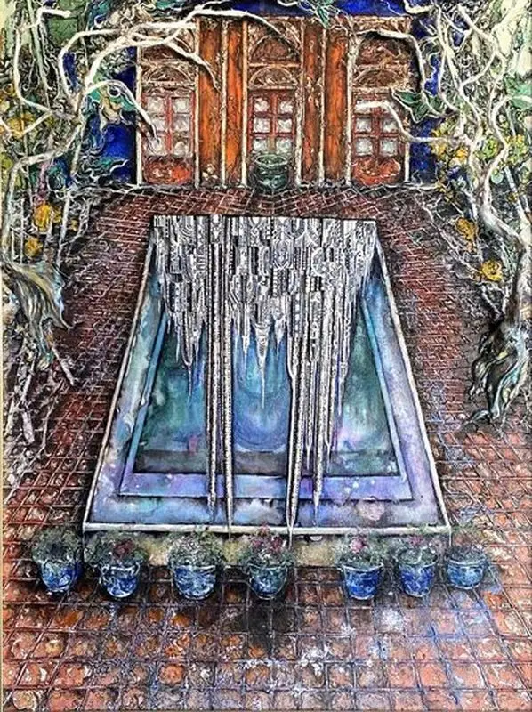 Bita Vakili's works were exhibited in Moscow and Frankfurt