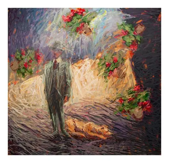 Alireza Asanloo, Sadegh Hedayat in Mojdeh Art Gallery