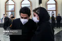 سحر دولتشاهی داخل ماشین همایون شجریان/ عکس