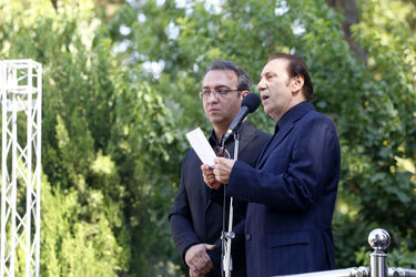 مراسم تشییع زنده‌یاد ناصر فرهودی در تالار وحدت