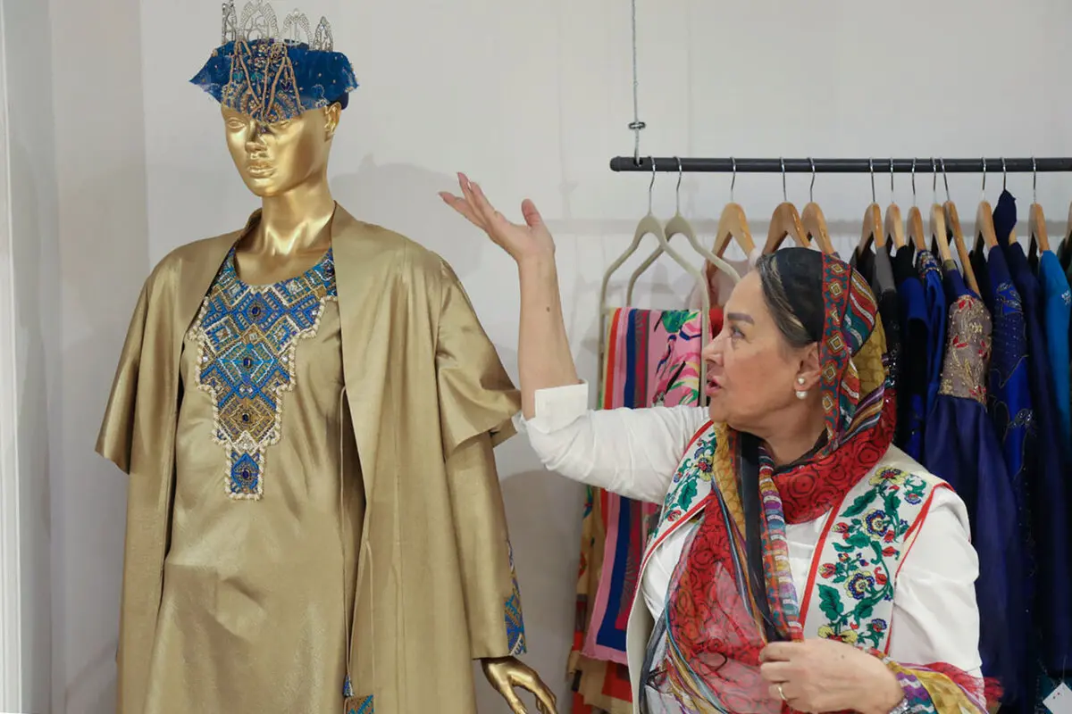 Mahla Zamani Unveils the Brunei Queen’s Gown