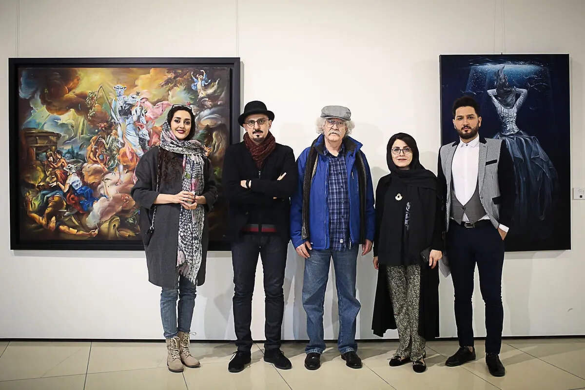 افتتاحیه نمایشگاه گروهی حجم و نقاشی با عوان 