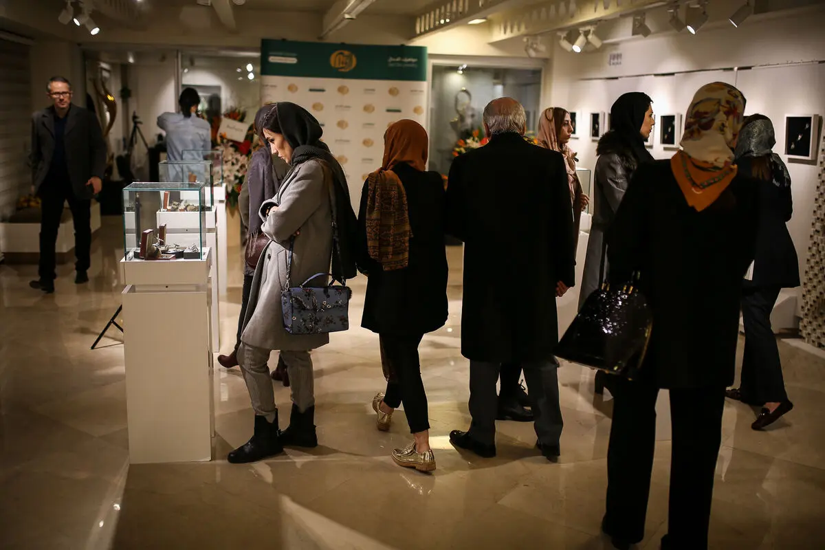 افتتاح نمایشگاه زیورآلات امیرحسین دلبری در گالری رها