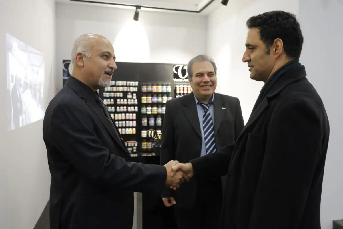 Vesta Color at the first Tehran Art Fair