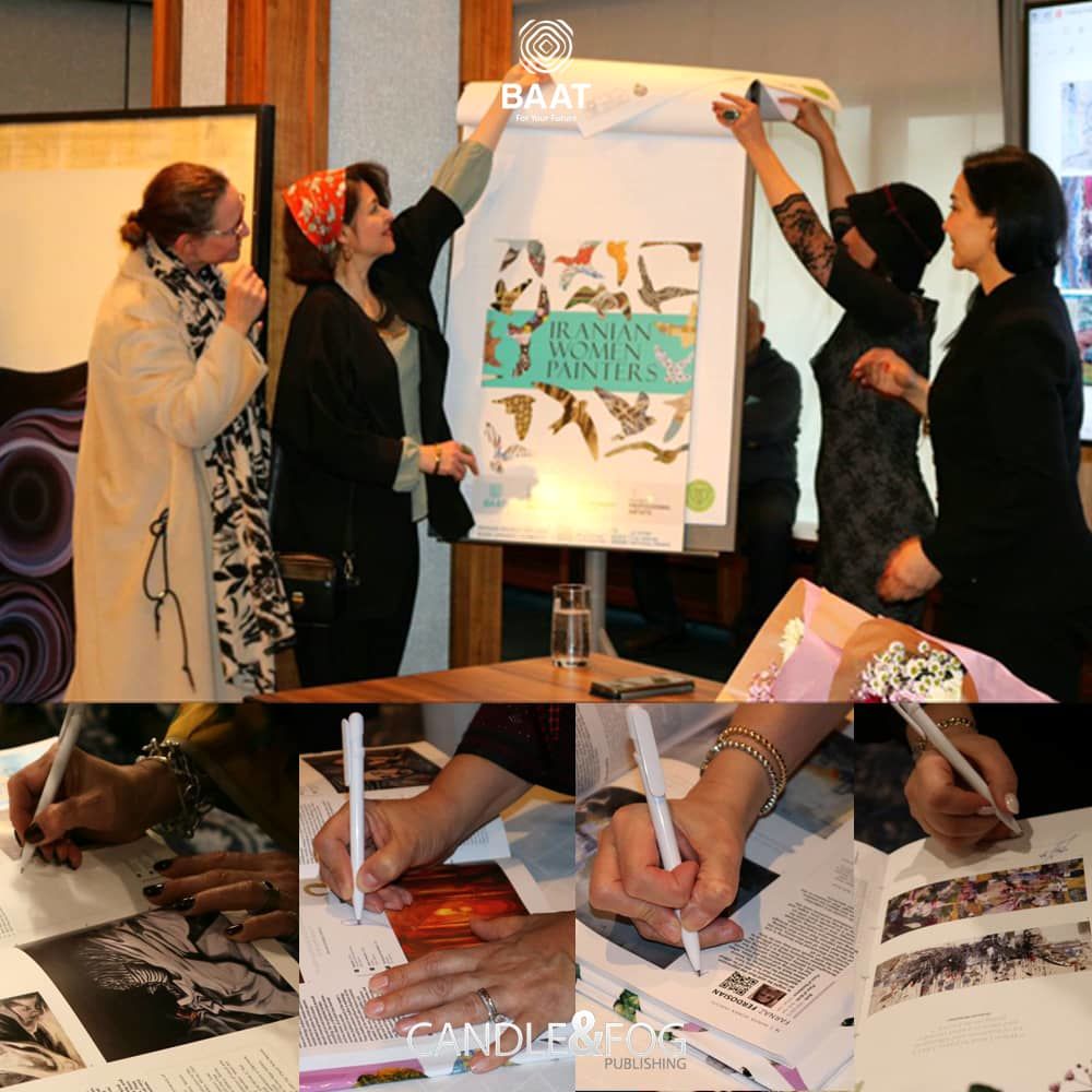 Iranian Women Painters Enter the Global Market with Candle & Fog / A Collaboration between BAAT, Martex, and Candle & Fog Publishing
