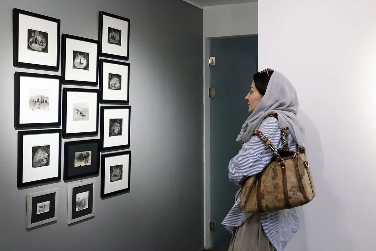 نمایشگاه از پی عظیم مرکباتچی در گالری مژده