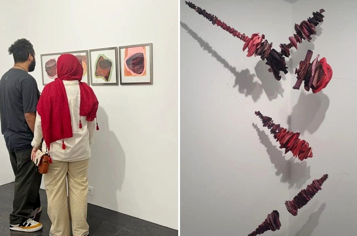 ببینید: نمایشگاه همزمانی غیر همزمان‌ها مهناز حسن‌پور در گالری عصر