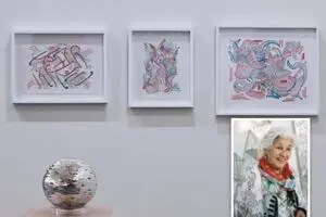 Monir Farmanfarmaian With Thethirdline In the Art Dubai 2023 
