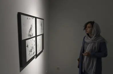 Etemad Gallery Displaying Laleh Memar Ardestani Art
