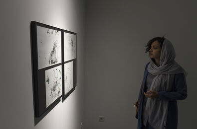Etemad Gallery Displaying Laleh Memar Ardestani Art