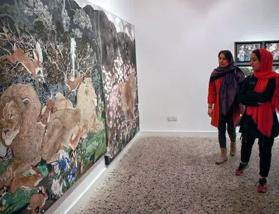 ببینید: باغ سرخوشی خانم هنرمند