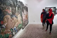 See Elham Nafisi’s Paintings in Homa Gallery