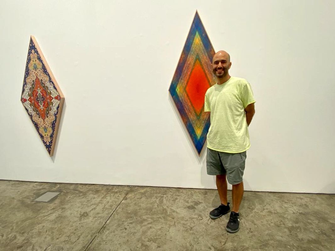 نیما نبوی و جیسون سیف در The Third Line Gallery دبی | Nima  Nabavi and Jason Seife at The Third Line Gallery