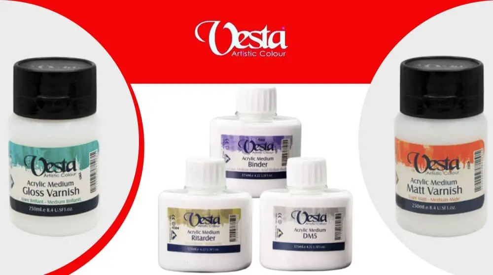 Vesta Mediums & Additives for Acrylic Colors