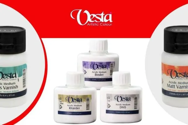 Vesta Mediums & Additives for Acrylic Colors