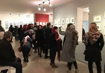 نمایشگاه آثار هفتمین سالانه تبادل چاپ دستی در گالری لاله