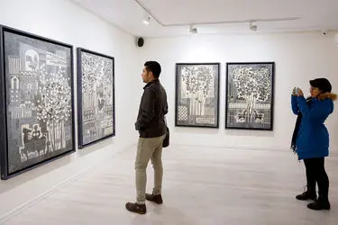 نمایشگاه آثار ایرج اسکندری در گالری ساربان