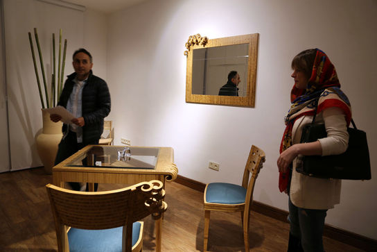 افتتاحیه نمایشگاه بیژن شافعی در گالری زمان هنر