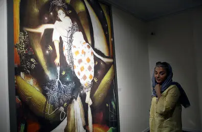 See New Paintings by Iman Lali in Farmanfarma Gallery